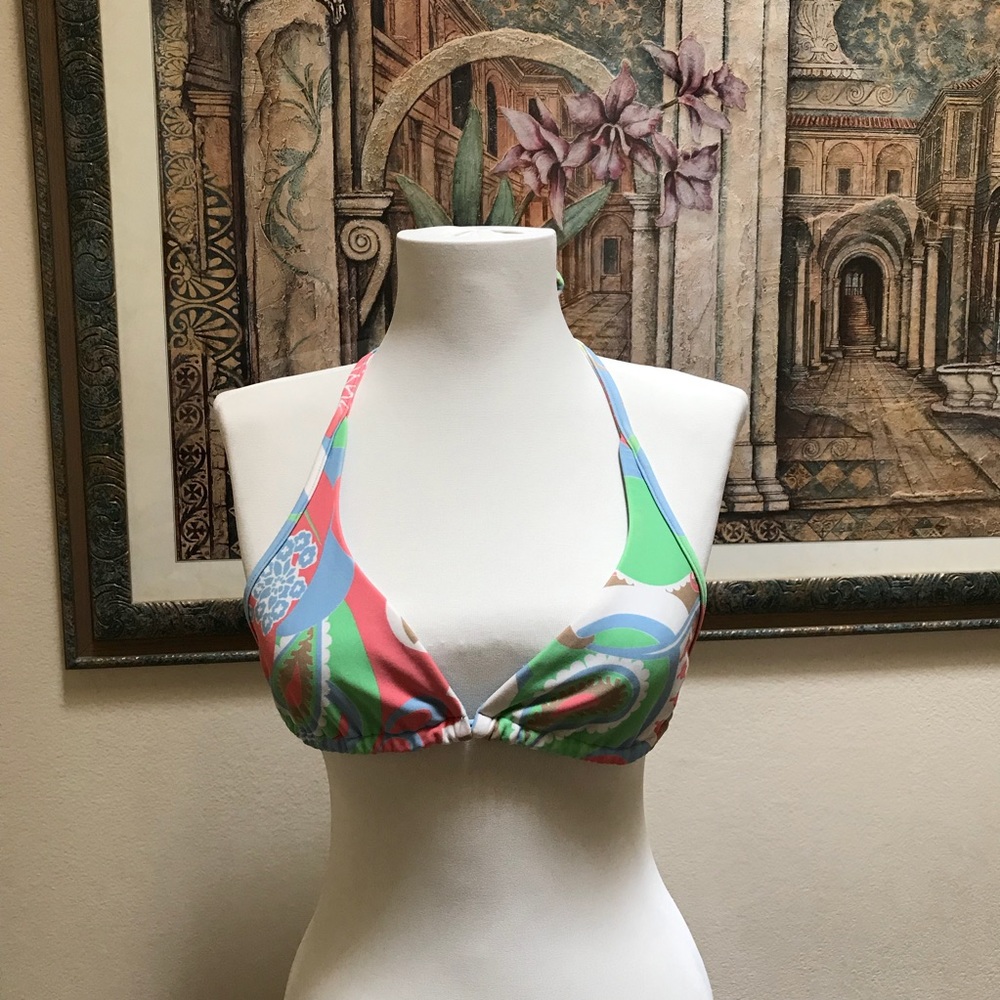 Sofia by Vix Swimming Top Bra Floral Blue